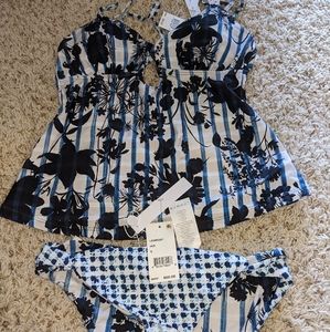 NWT Lucky Brand 2 PC swimsuit Size Small